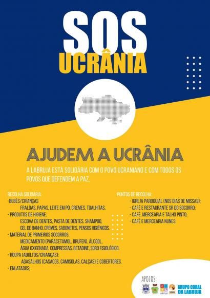 A Labruja pela Ucrânia - Recolha até dia 12 de Março!
